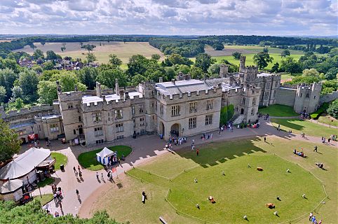 Warwick Castle, Warwickshire, oeste da Inglaterra