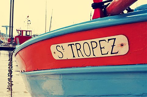 Barco em Saint Tropez