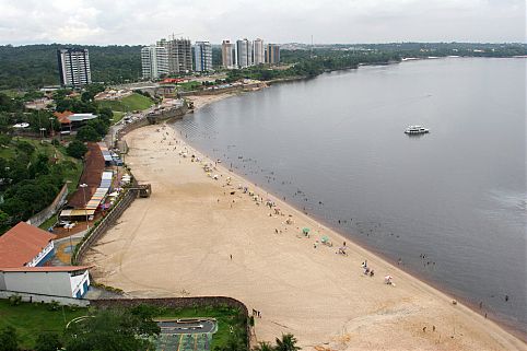 Praia de Ponta Negra em Manaus