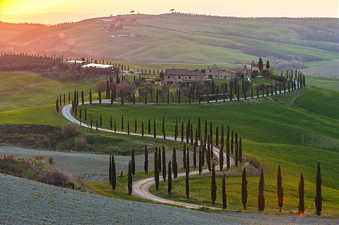 Estrada na Toscana 