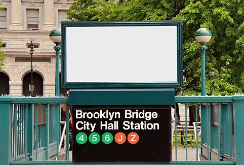 Estação de metrô Brooklyn Bridge City Hall Station 