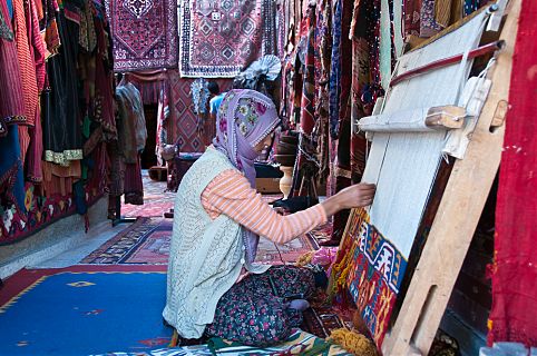 Tapeceira em Goreme