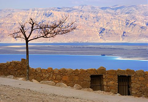 Mar Morto visto de Masada, Israel  