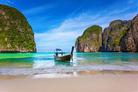 Praia em Phuket, Tailândia