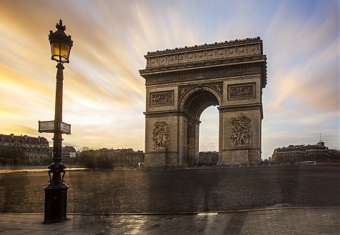 Arco do Triunfo em Paris, França