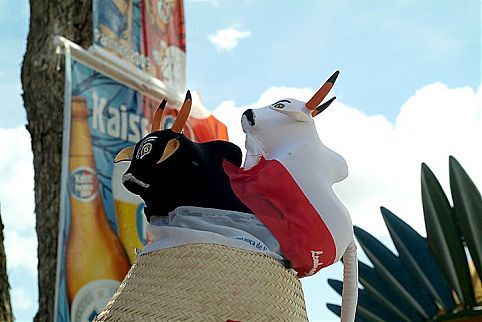 Caprichoso e Garantido comemoram 100 anos no Bumbódromo reformado em Parintins, em meio a muita música e dança