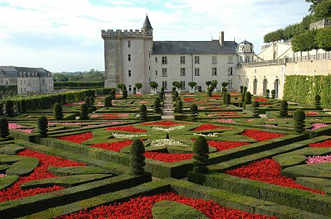 Jardim do Castelo de Villandry, Vale do Loire, França