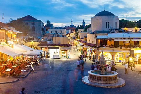 Praça Hippocrates, Rhodes   