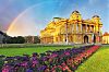 Teatro Nacional em Zagreb, capital da Croácia