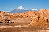 Vale da lua no deserto do Atacama, Chile 