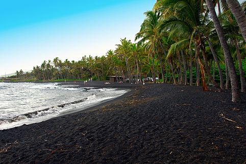 Praia Punalu'u, Havaí