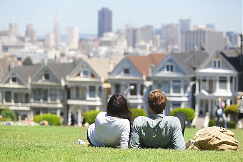 Alamo Square em San Francisco, CA