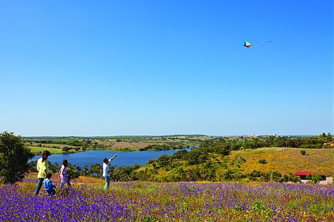 Brincando de pipa no Alentejo