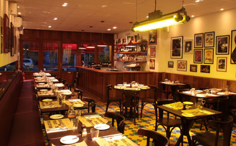 Interior at Le Jazz Brasserie