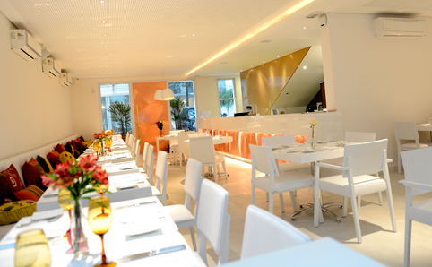 The dining area at Mimo