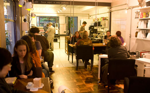 Interior do Coffee Lab