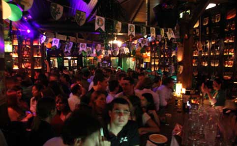 Inside Dublin pub