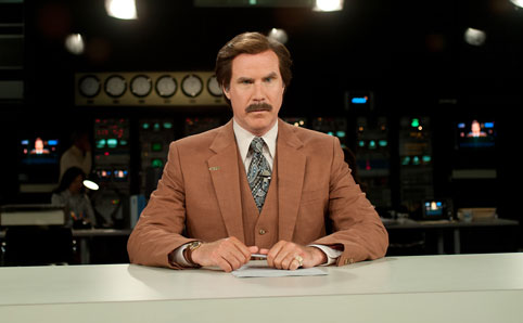 Will Ferrell as Ron Burgundy in 'Anchorman 2'