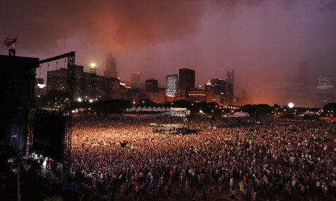 Foo Fighters' concert at Lollapalooza Chicago