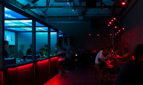 Upper floor of Lab Club