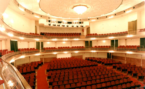 Palco e plateia do Theatro São Pedro