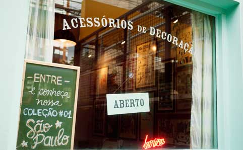 Fachada da loja Leite-com