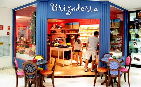 Interior of Brigaderia shop