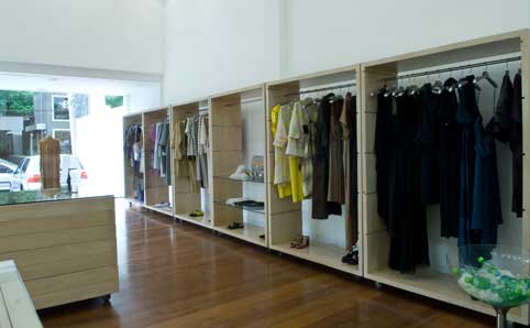 Interior of Huis Clos store